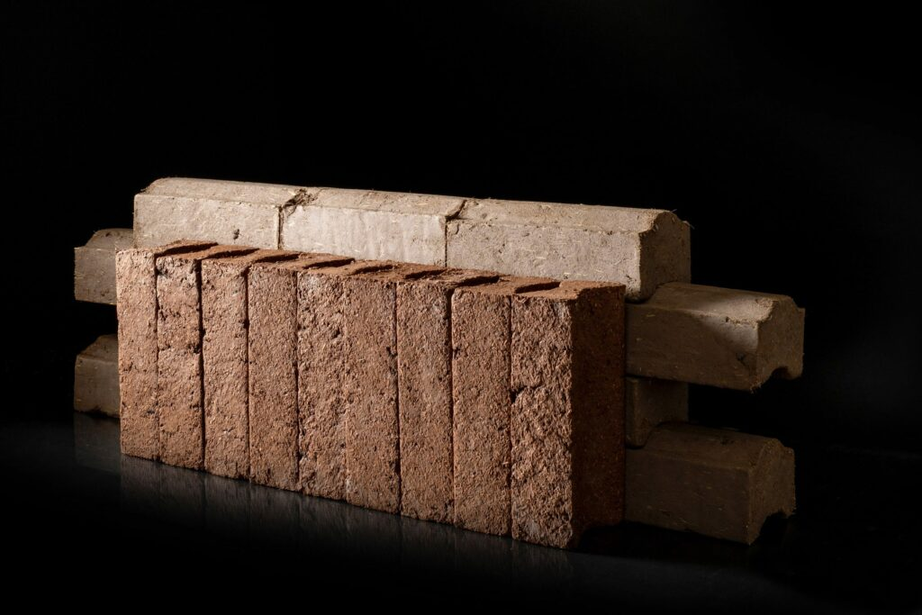 Cob bricks by Tavs Jorgensen