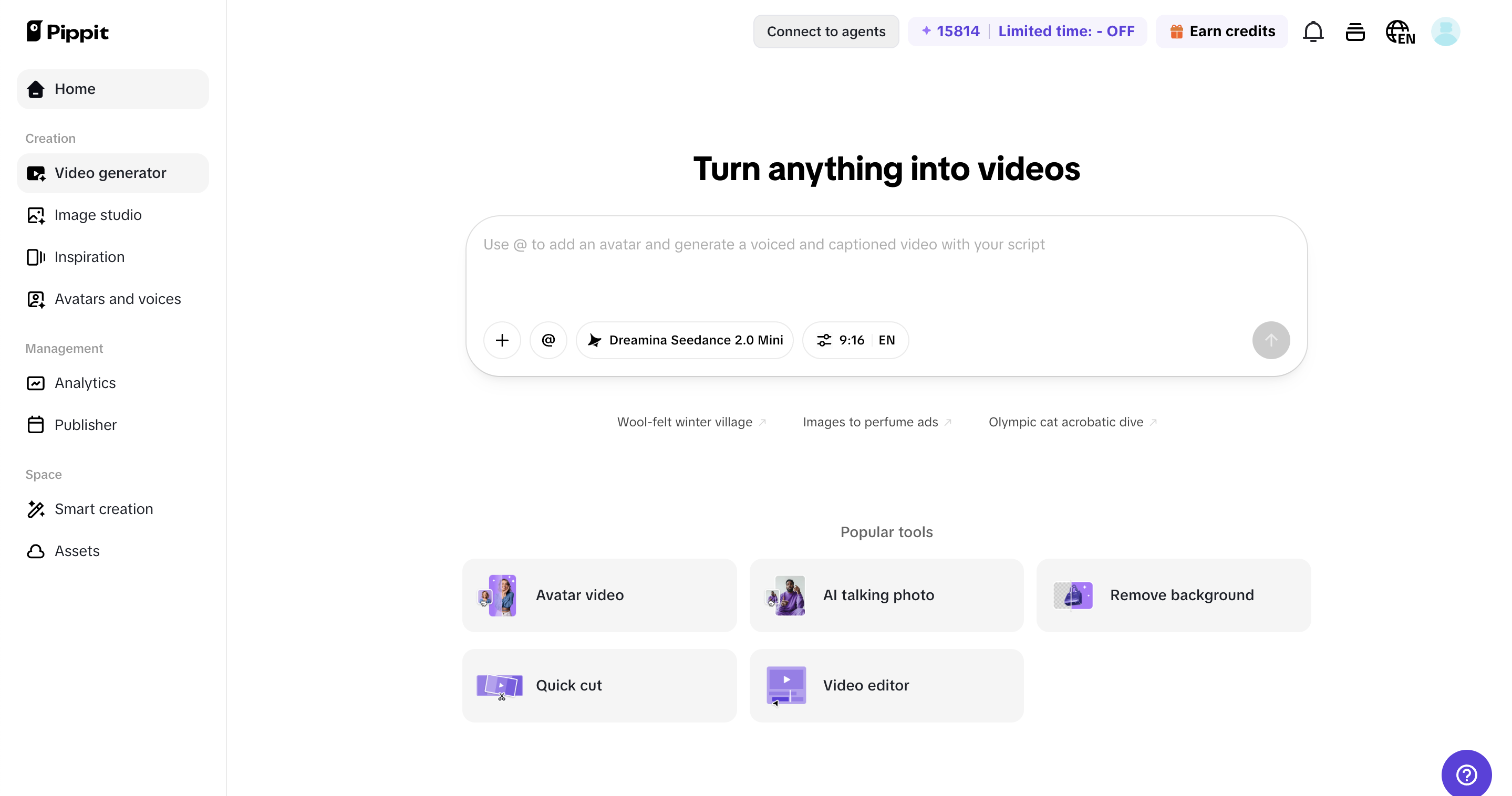 Open "Video Editor"