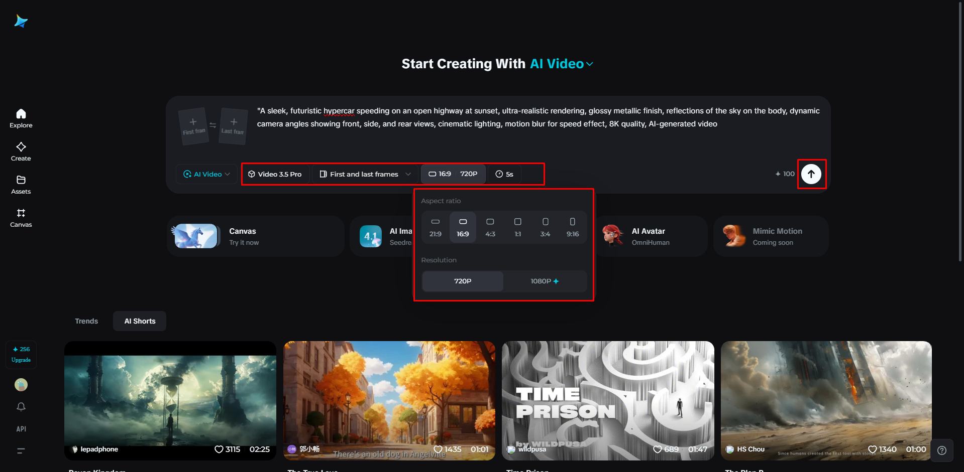Hasilkan video AI