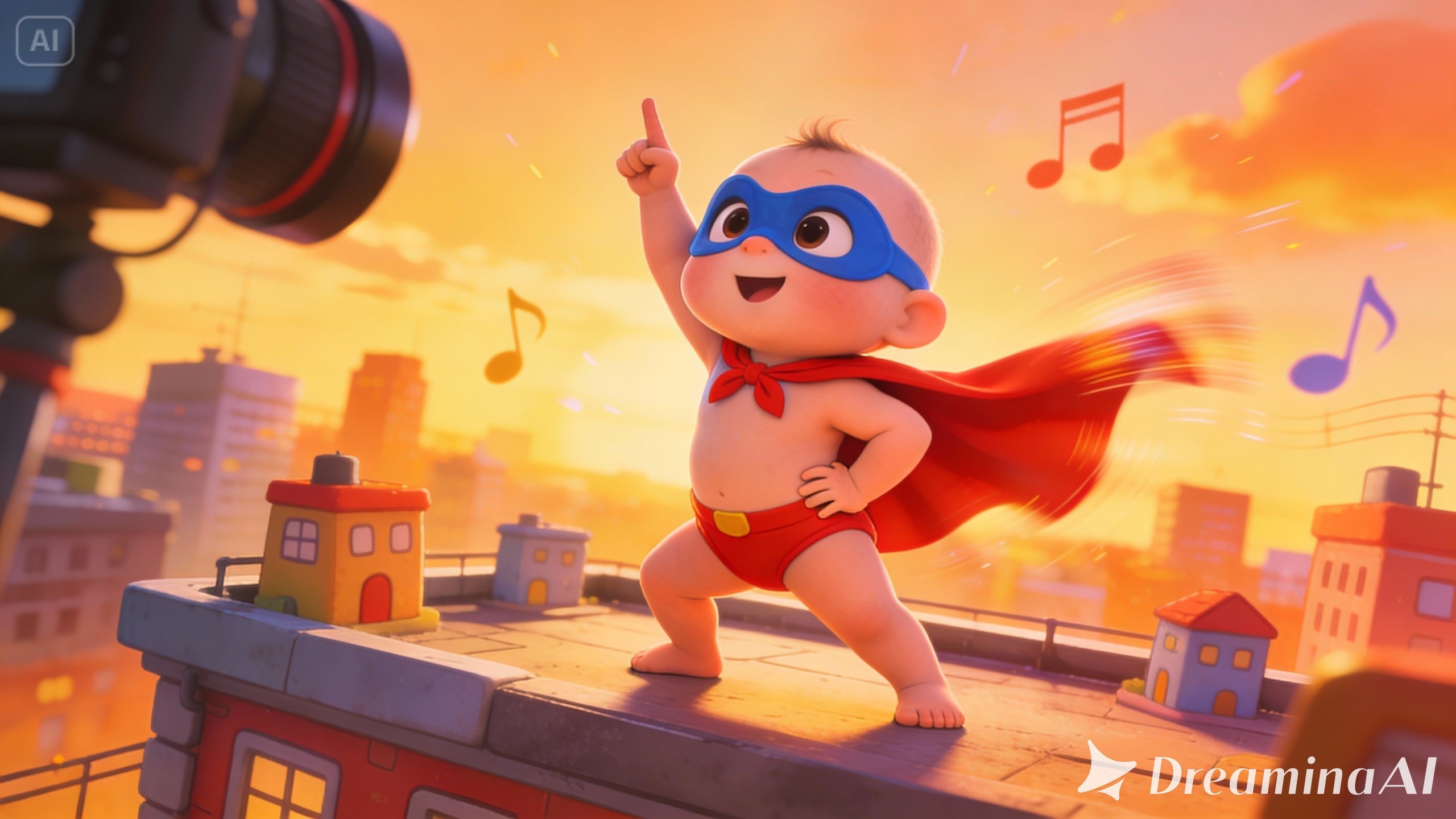 ท่าเต้นของเบบี้ซูเปอร์ฮีโร่