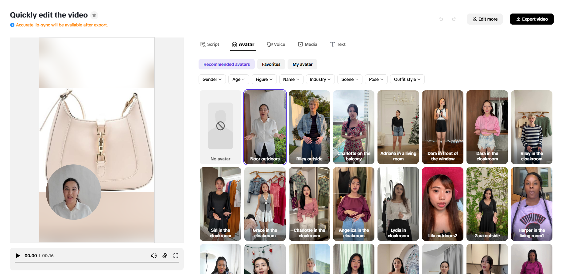 AI Avatars and Voices