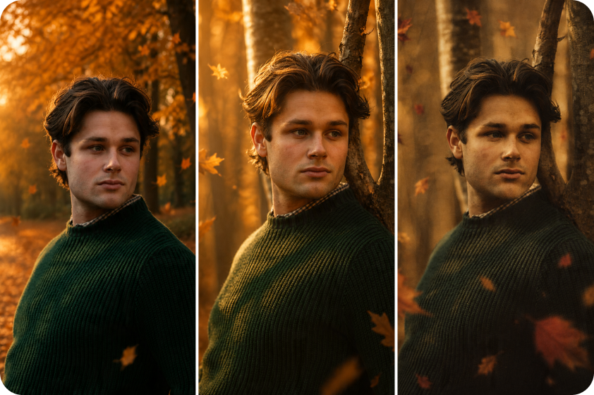 Explore fall aesthetics with zero risk