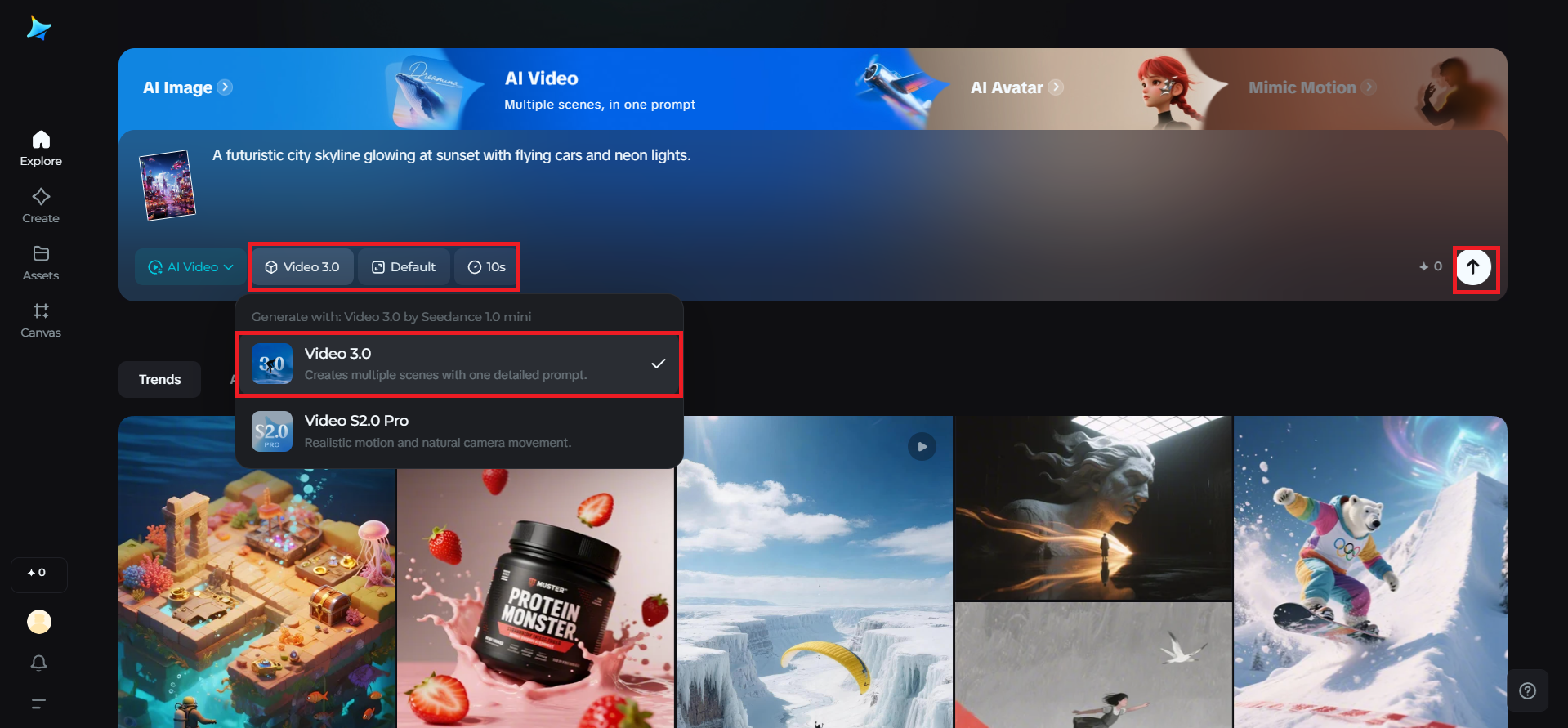 Choose a model and duration