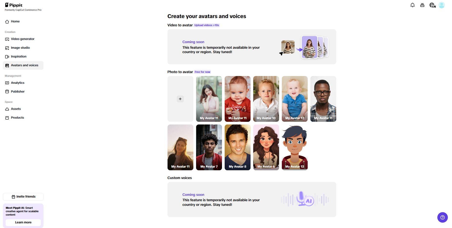 AI-powered avatars and voiceovers