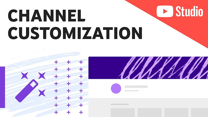 What does it mean to customize your YouTube channel?