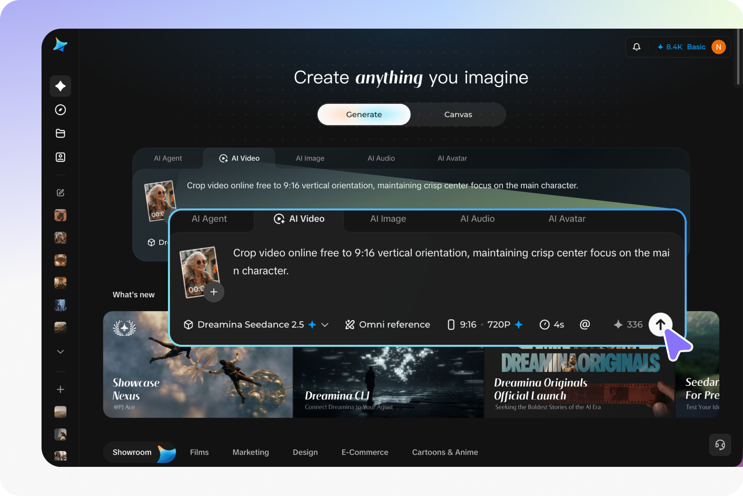 Step 1: Upload your video and set your prompts