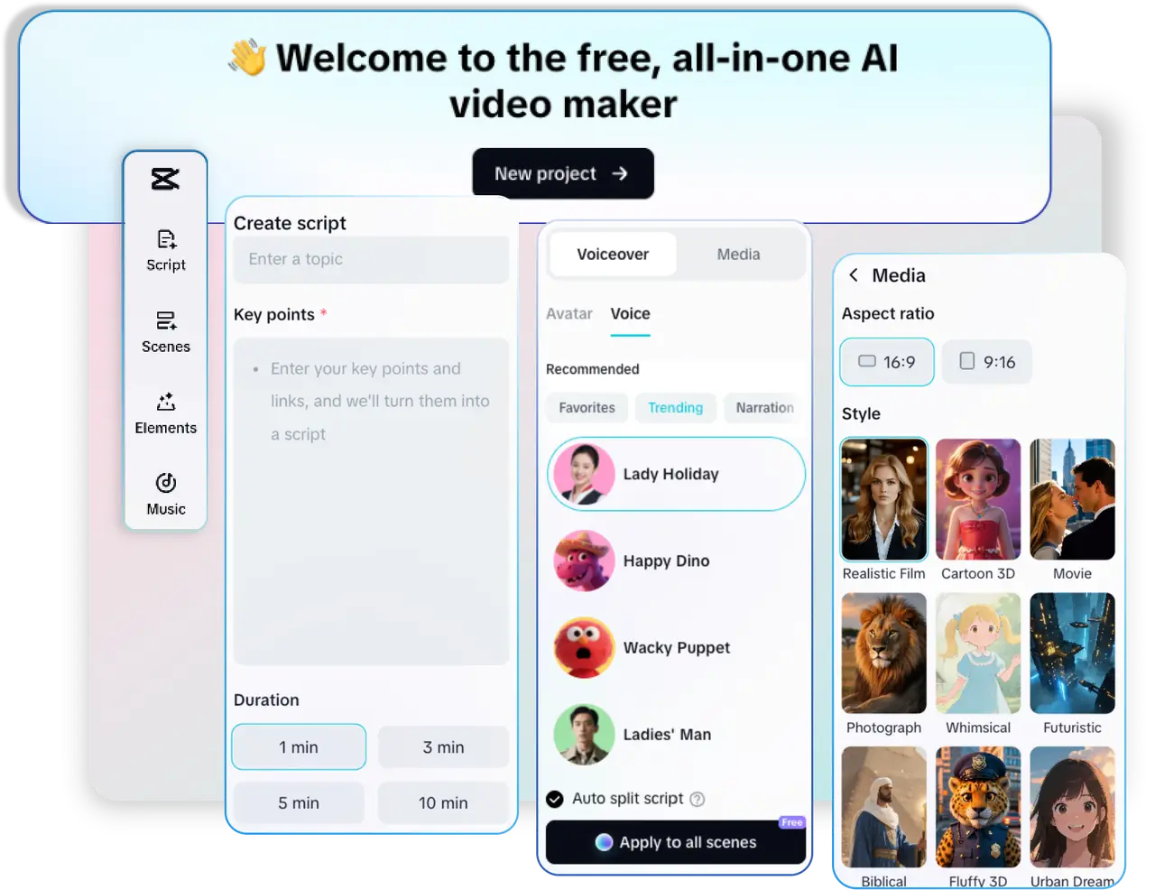 Use Sora AI in CapCut online