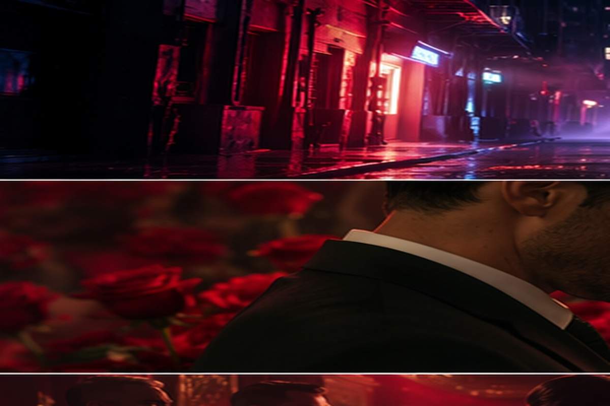 Mafia Romance Drama topic-relevant cover visual