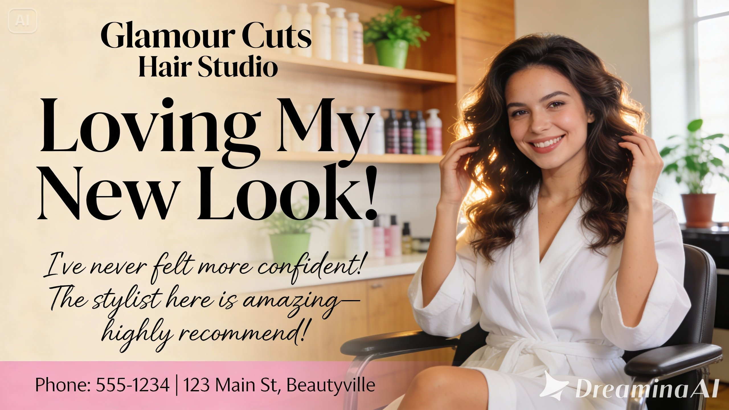 Client love/ testimonials flyer design