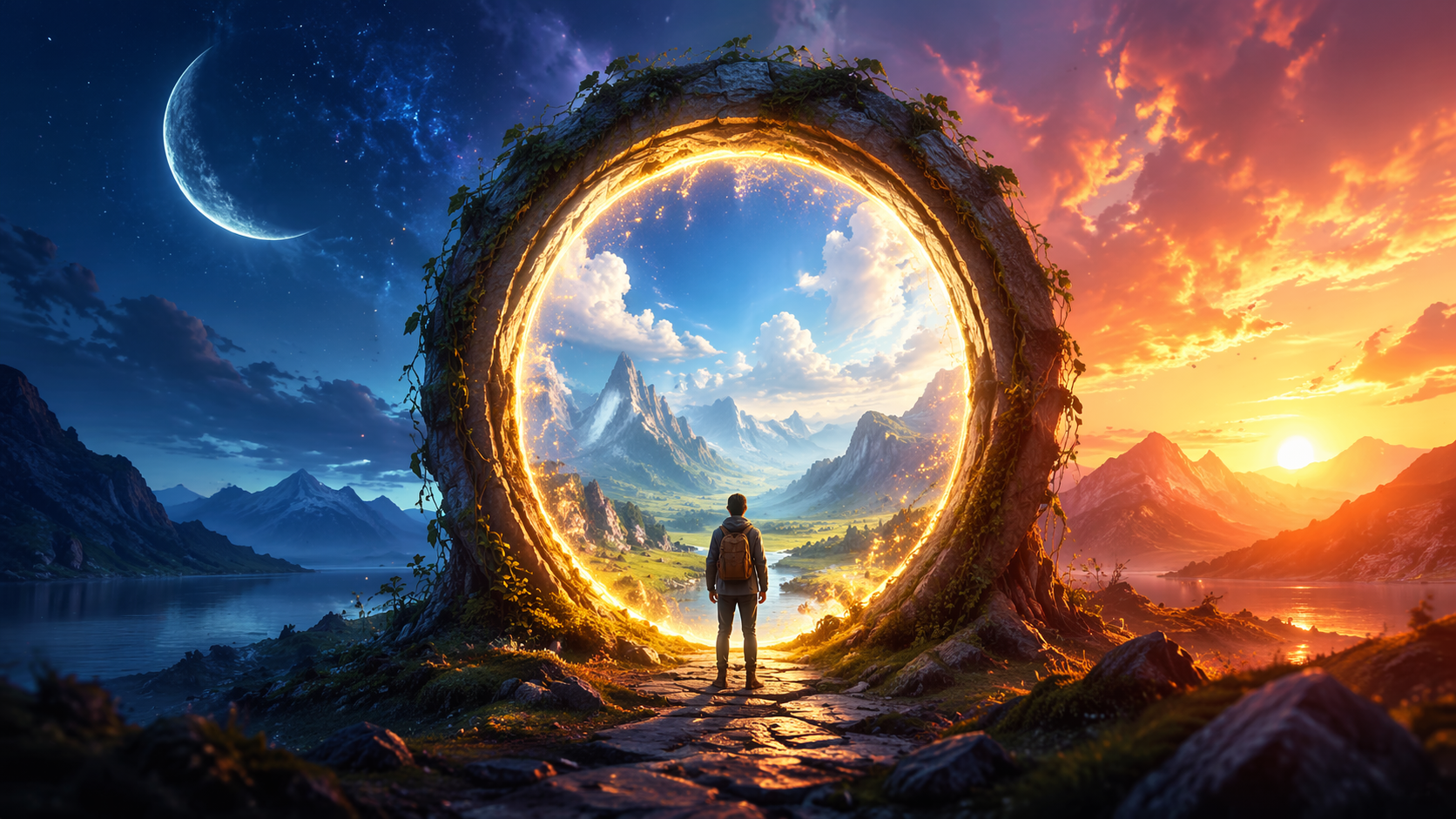 Halimbawa ng prompt ng Dreamina Image FX AI 6: Dream Portal Effect