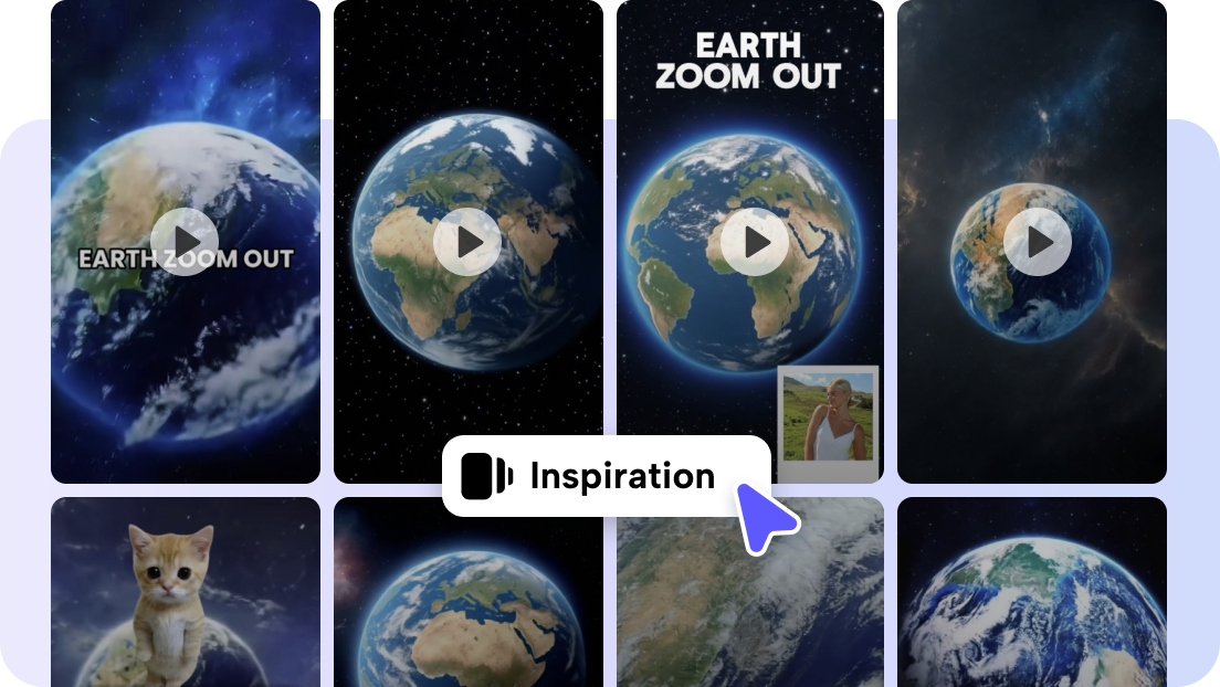 Ready-to-use Earth Zoom Out video templates