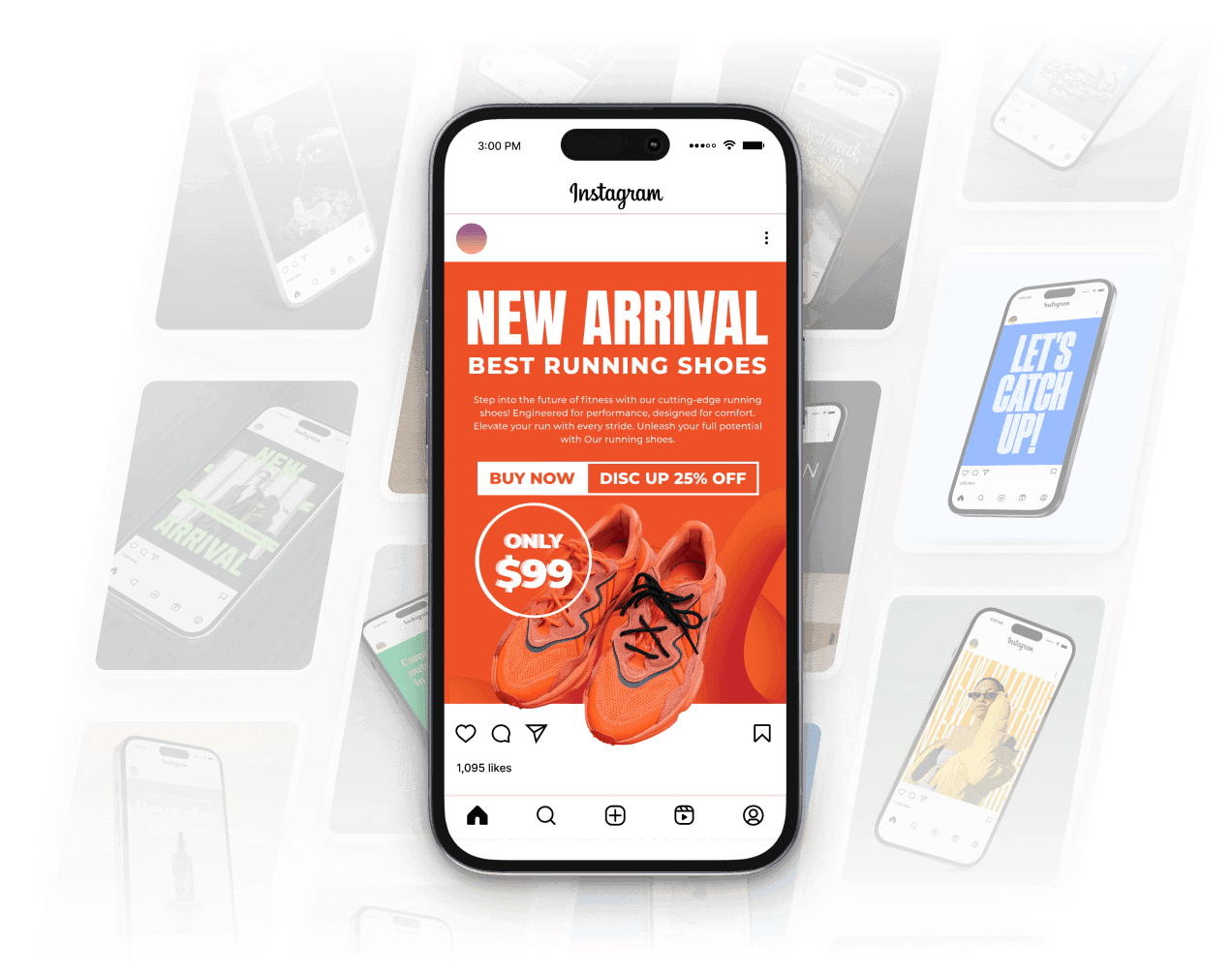 Instagram post mockup