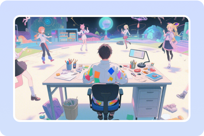 Explore various possibilities by using CapCut's AI anime generator