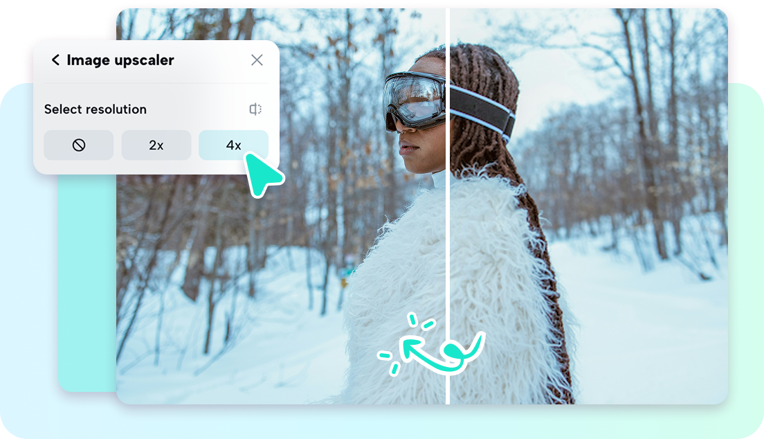 การทำภาพชัดใน Pippit