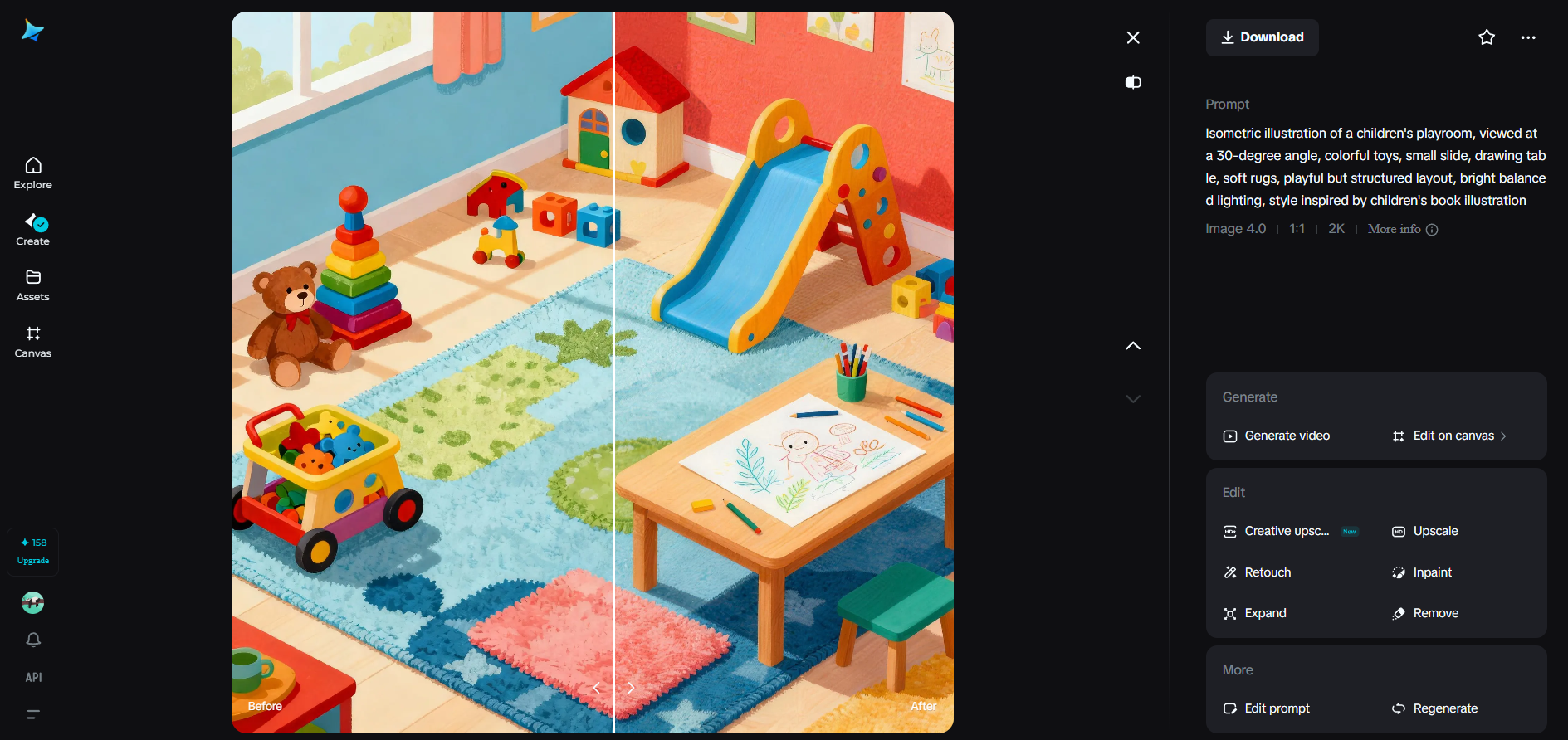 Dreamina의 창의적인 고급 기능
