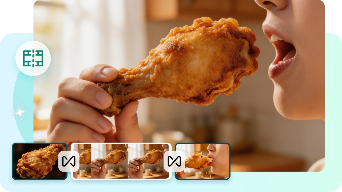 Edite vídeos de ASMR com IA rapidamente