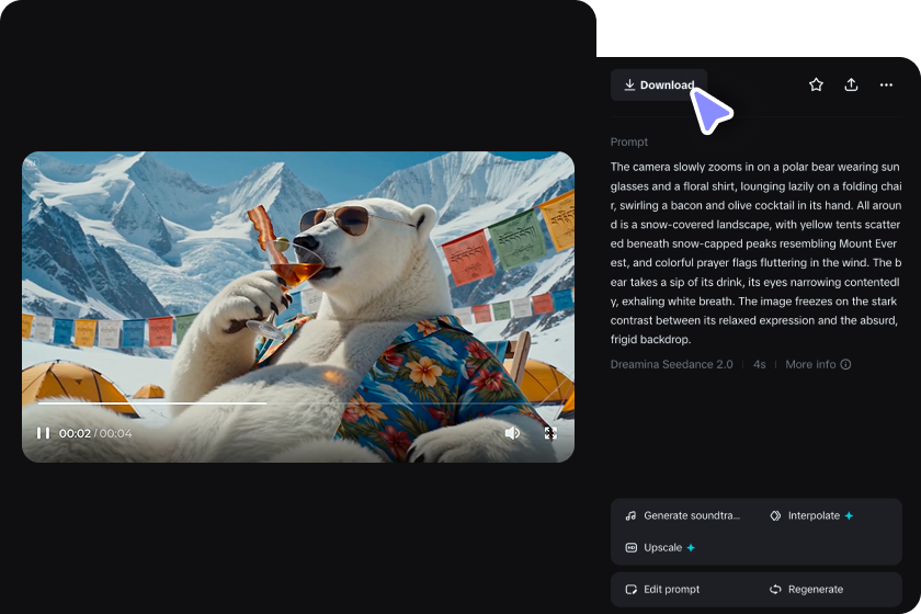 Vista previa, refinar y descargar