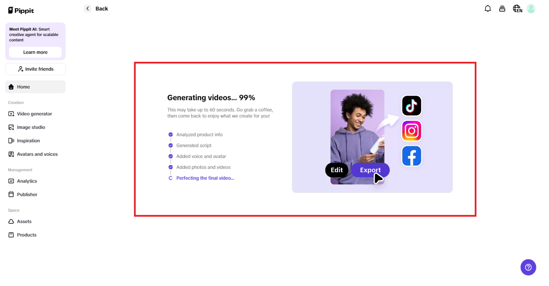 AI-driven video creation