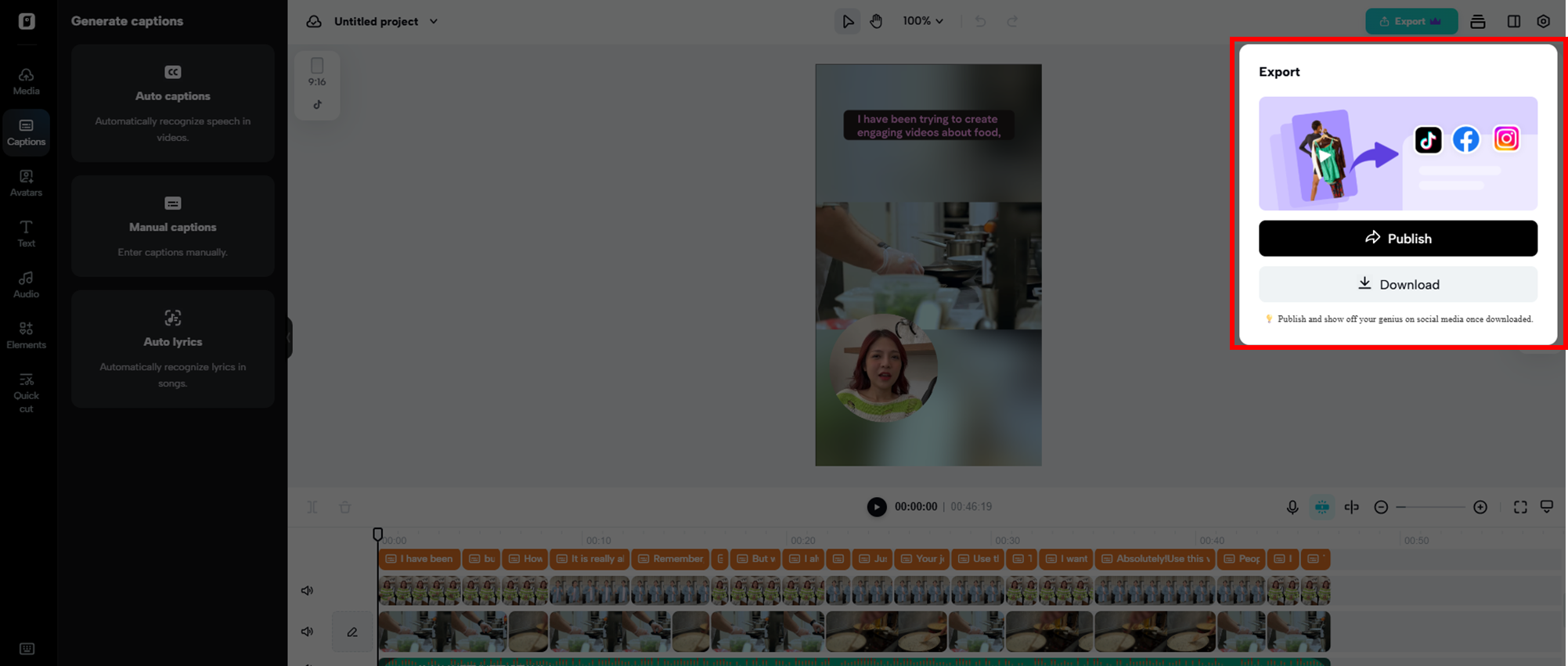 Export and post