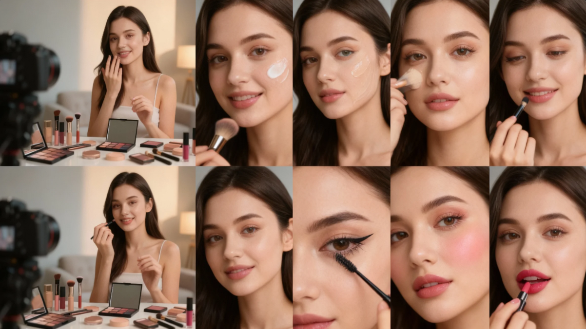 Sequential photos in social media visuals