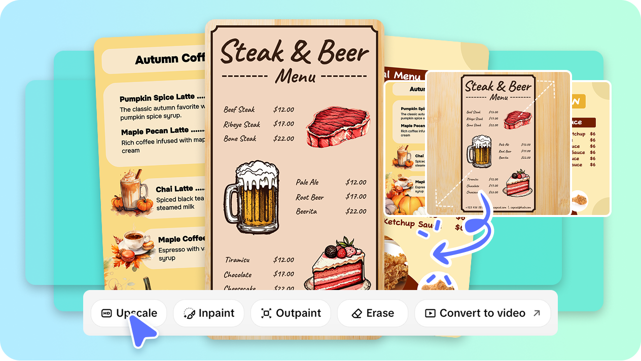 Flexible editing tools for unique design