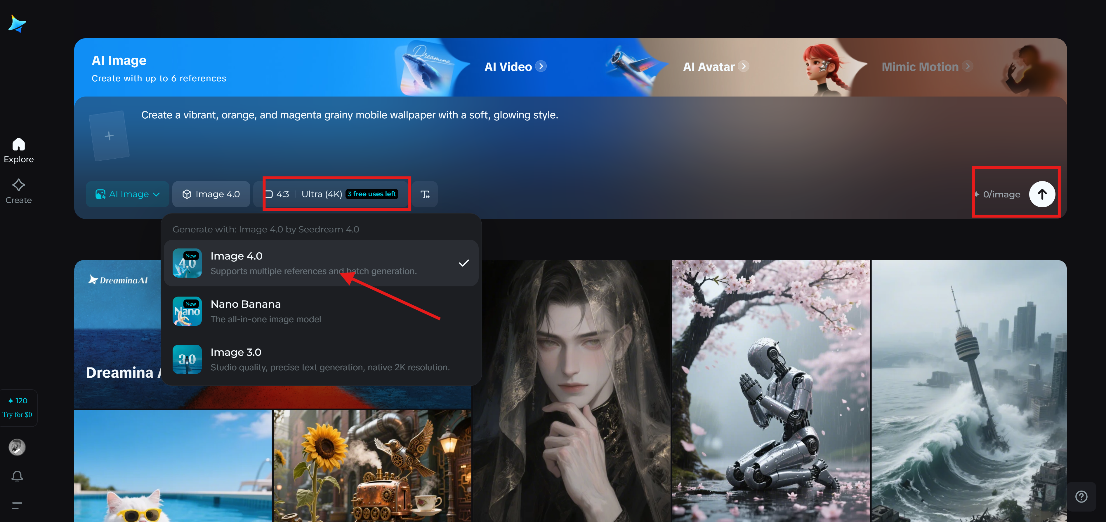 Gradient image generator