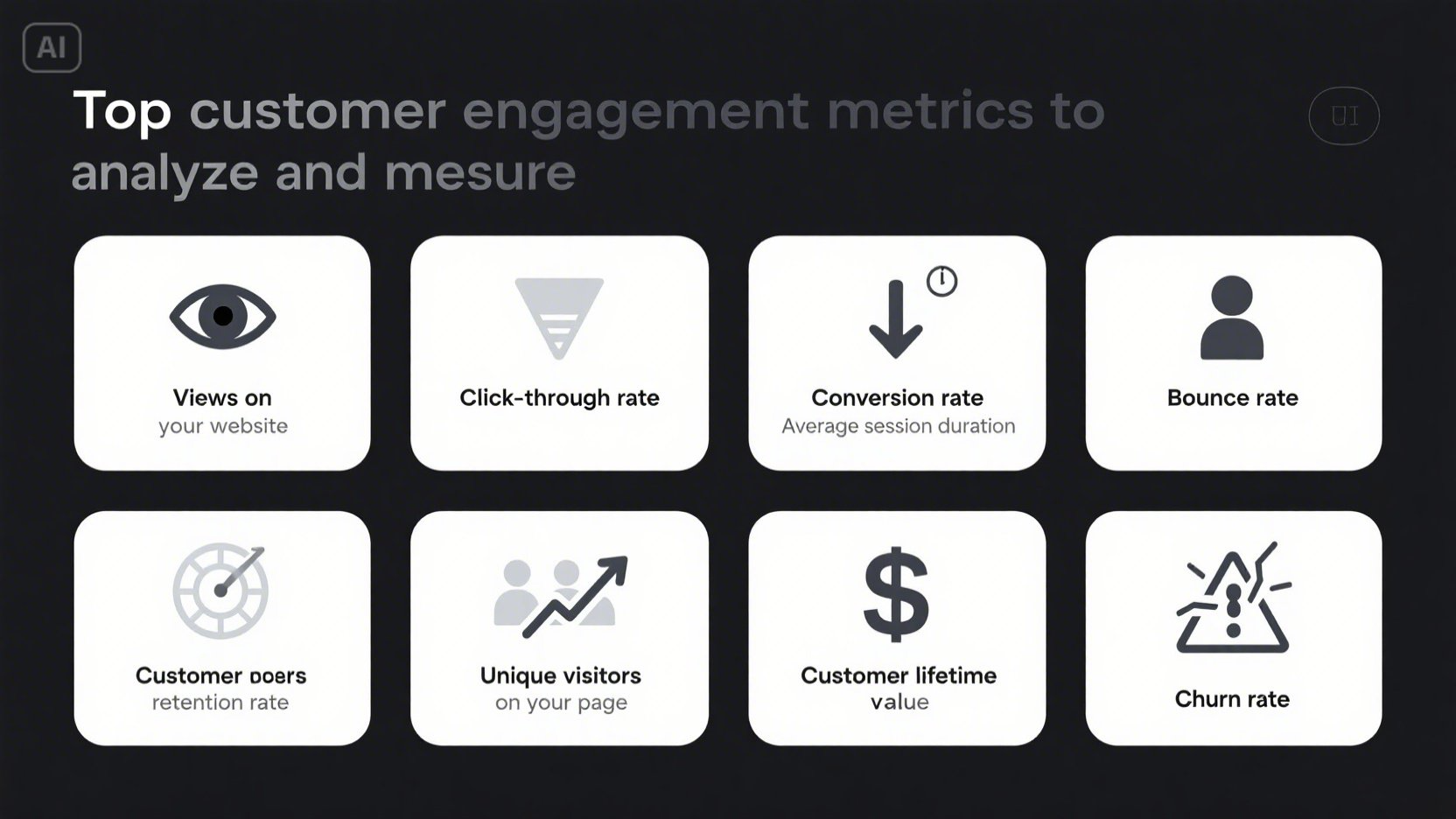 Top customer engagement metrics to analyze and measure