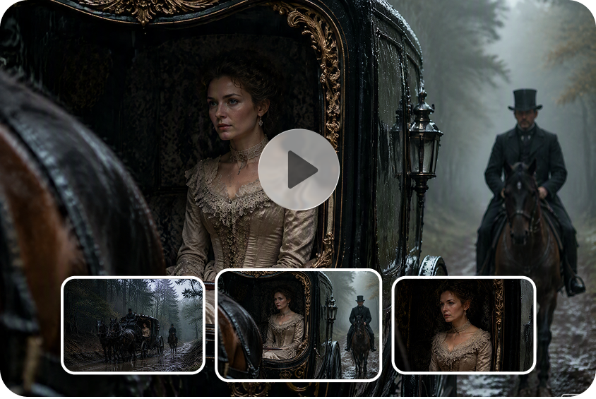 Visualizzazione di concept di cortometraggi e storyboard