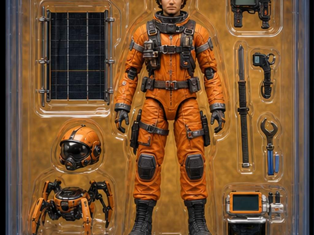 Action Figure Prompts prompt example 1 - Solar explorer figure