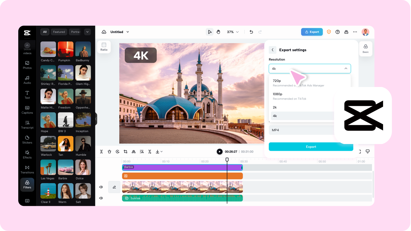Penukar video 4k
