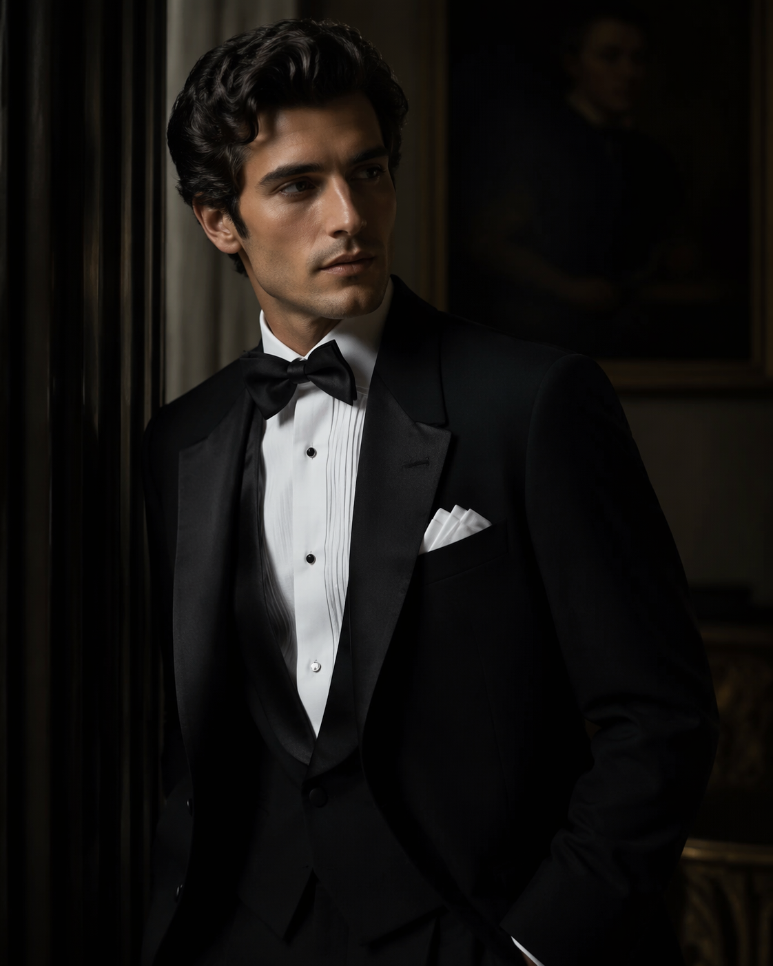 Dreamina formal outfit try on prompt example 6: Formal Lookbook Image
