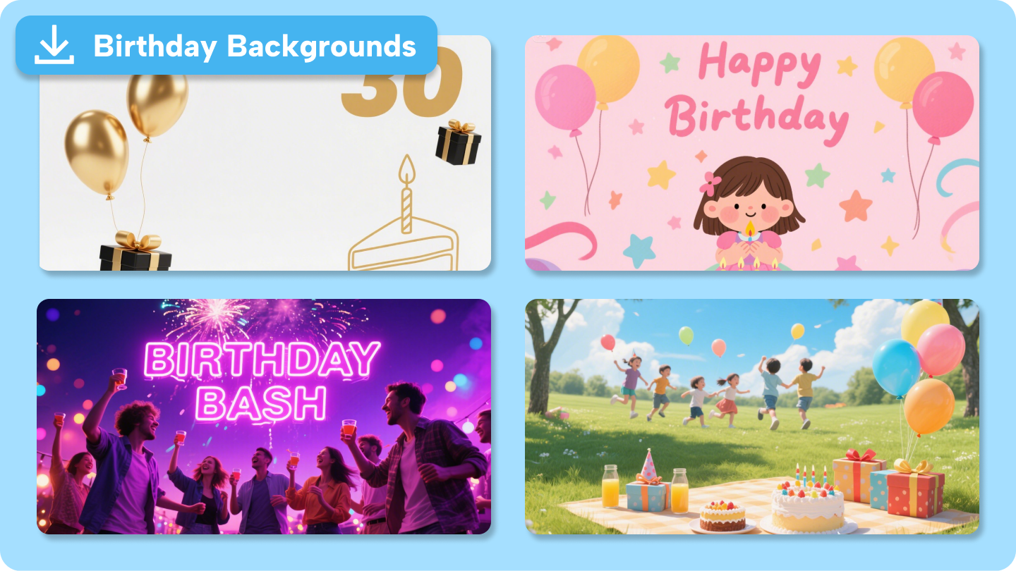 Os 8 melhores recursos para baixar ótimos fundos de aniversário, image size:1440x810