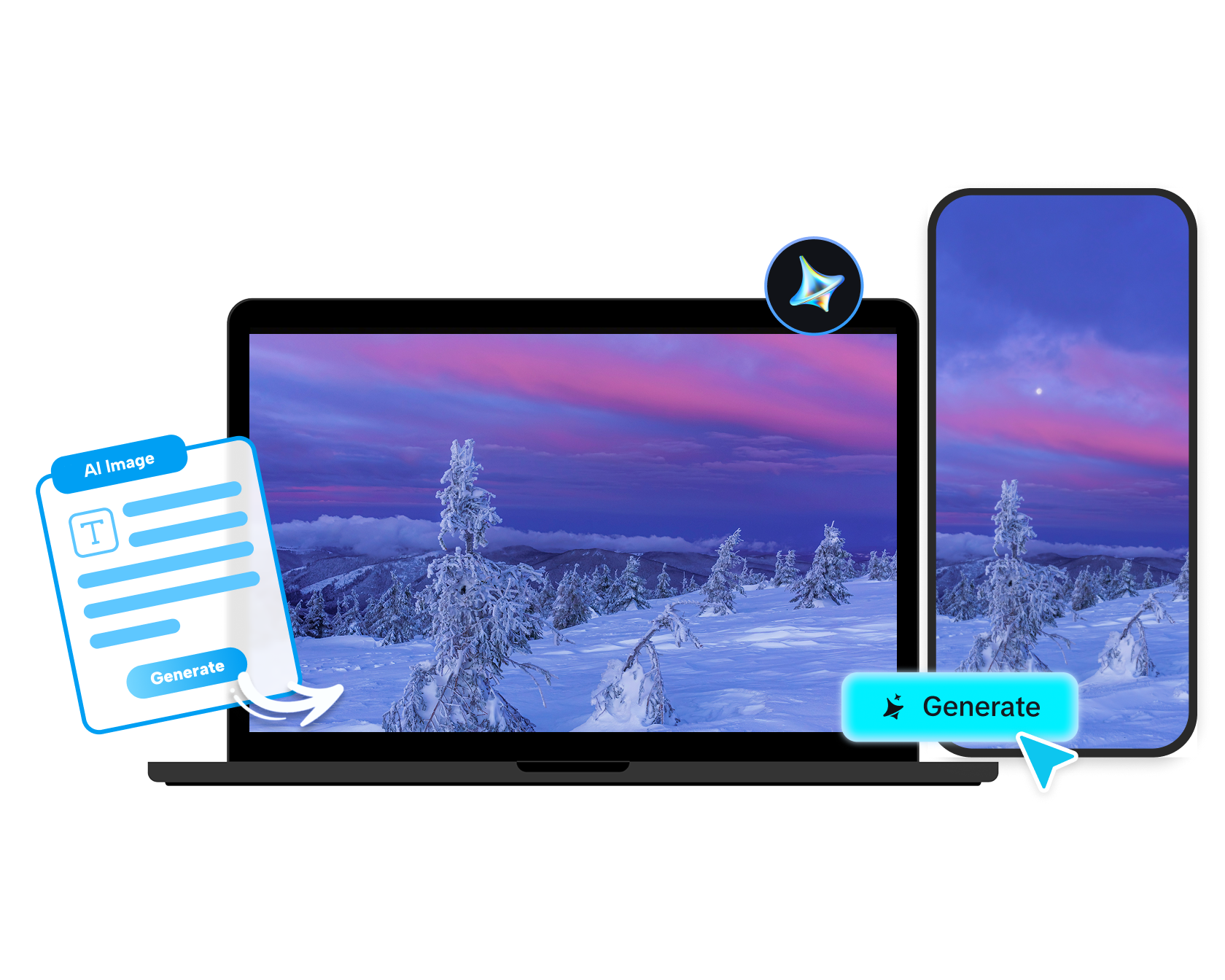 Generador de fondos de pantalla con inteligencia artificial