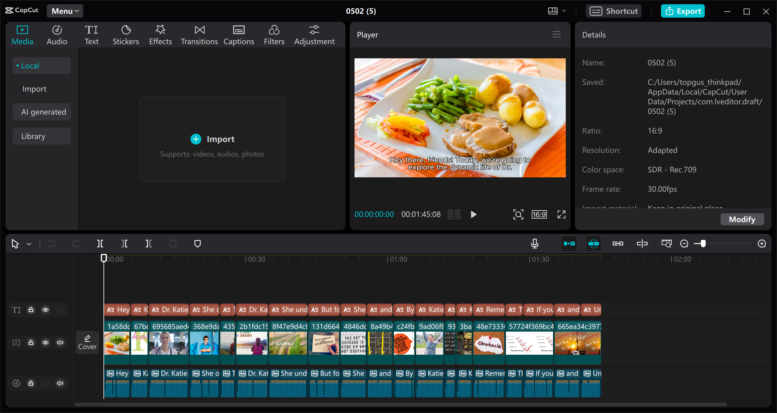 Edit your video