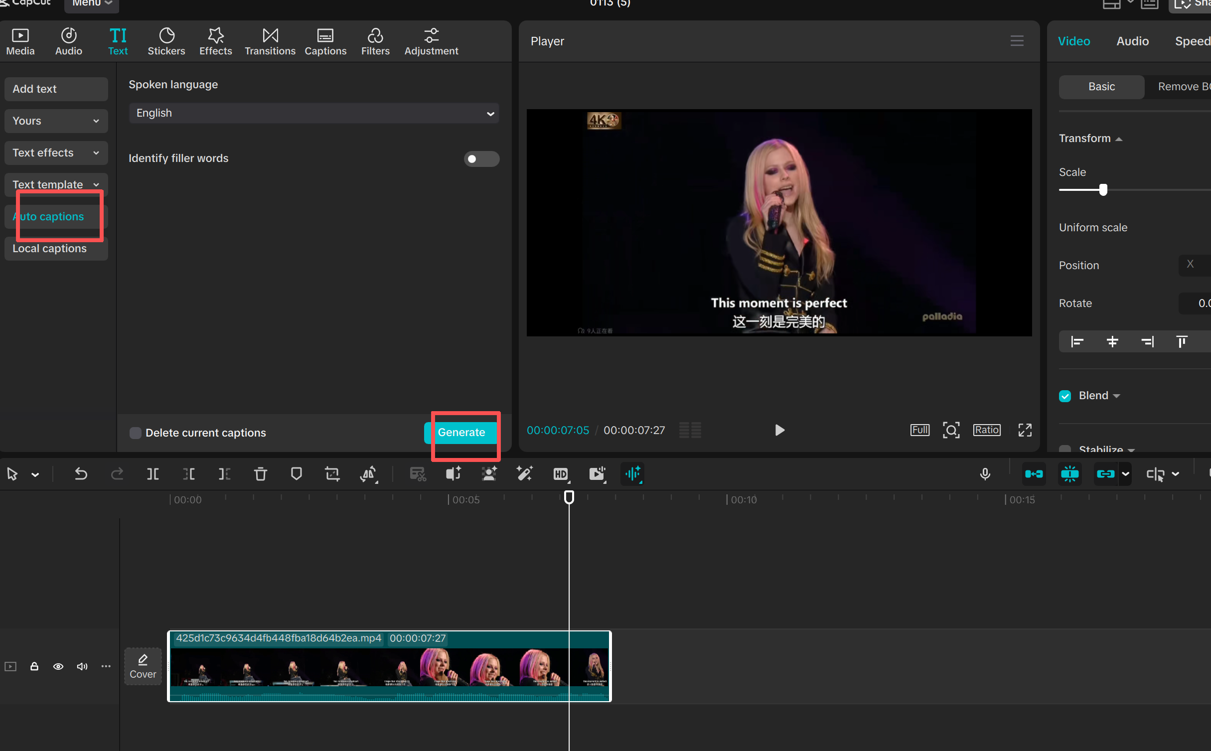 Automatické rozpoznávání a výběr titulků v počítači