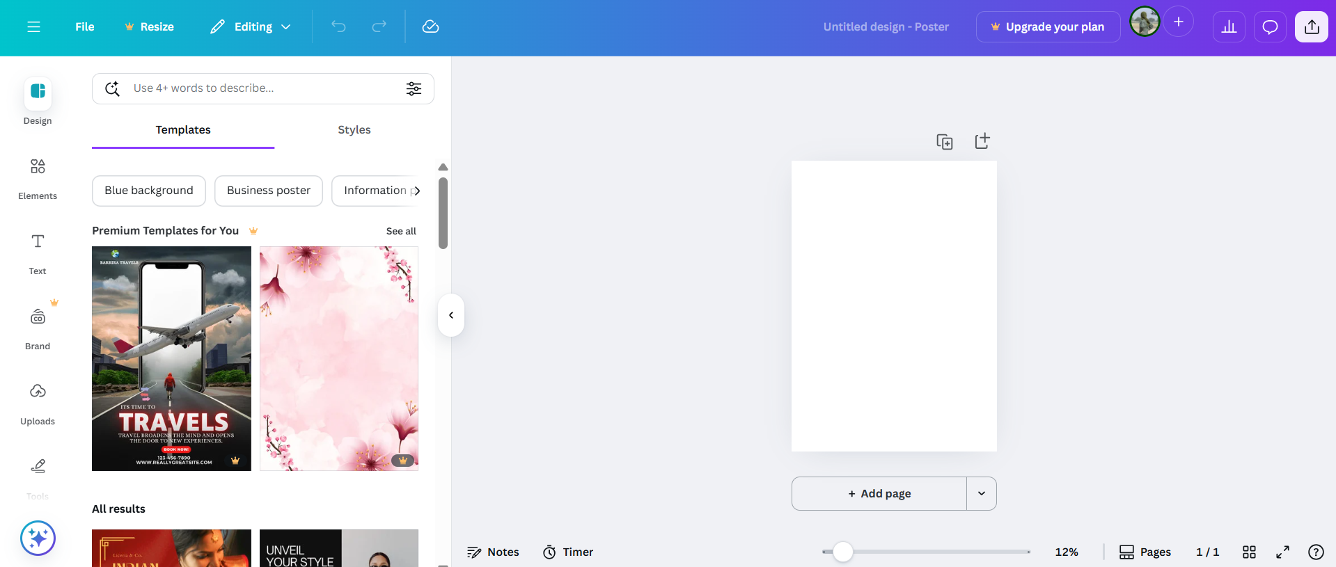 Éditeur de collage photo espace de travail Canva gratuit