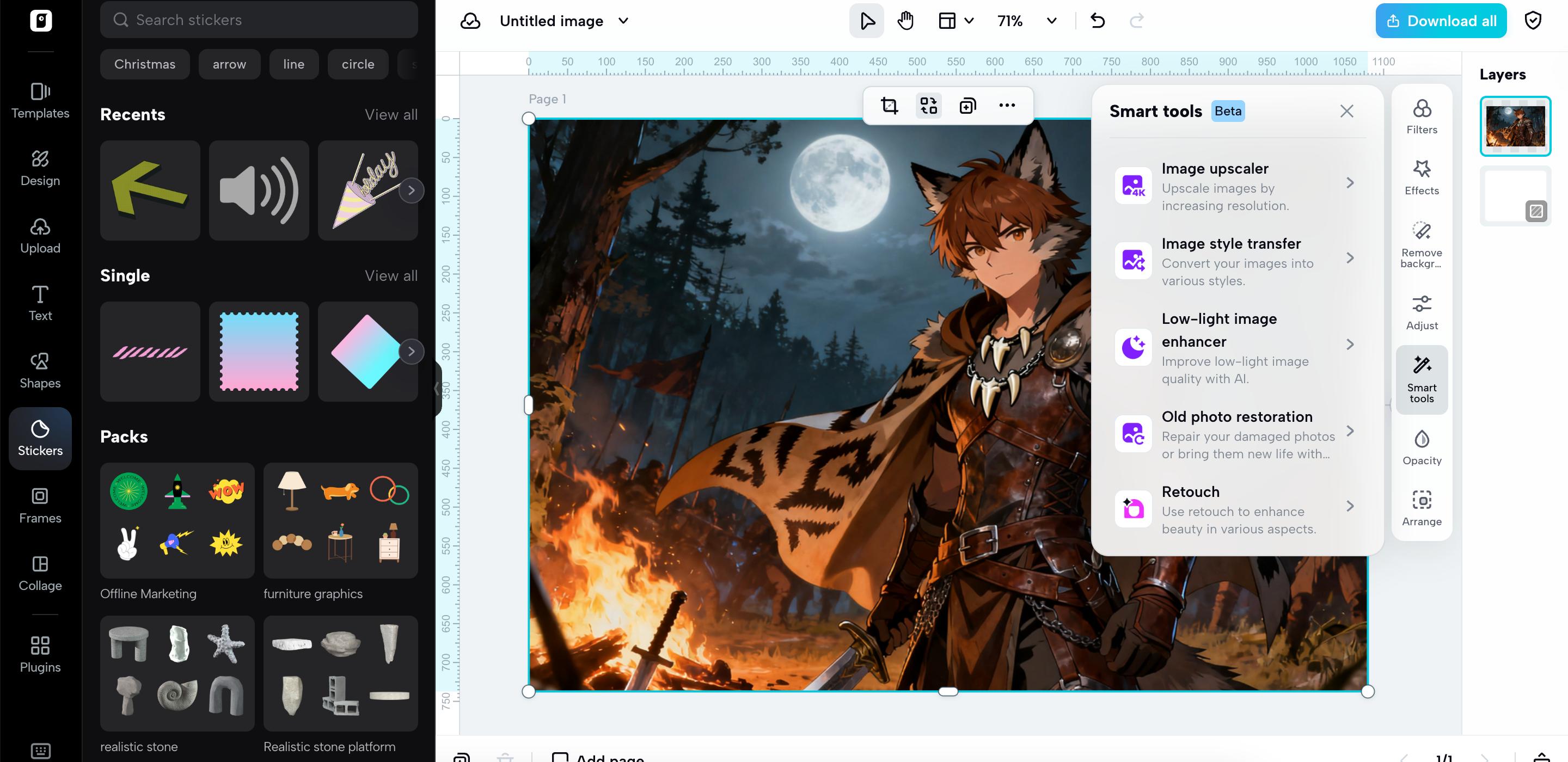 AI editing tools