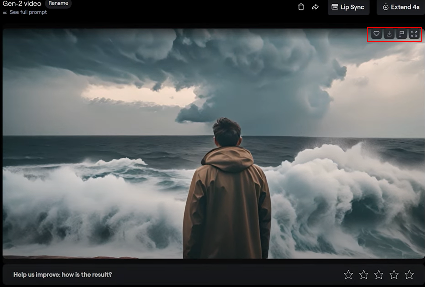 Finalizing and saving video in Runaway video editor
