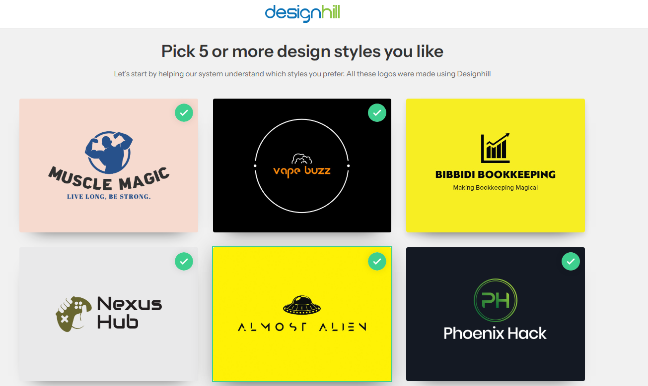 Chọn kiểu và mẫu logo