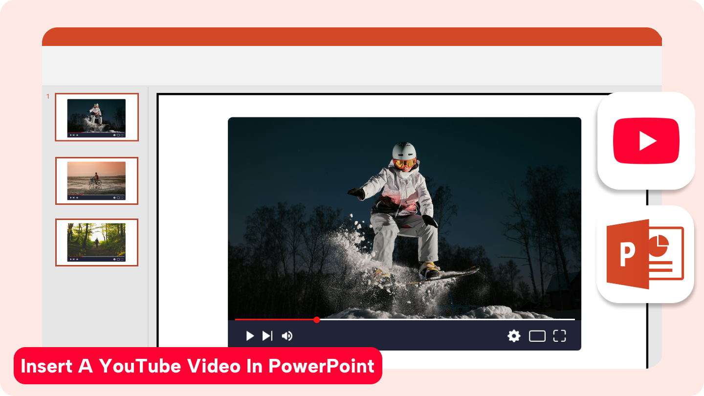 how to insert youtube video in powerpoint