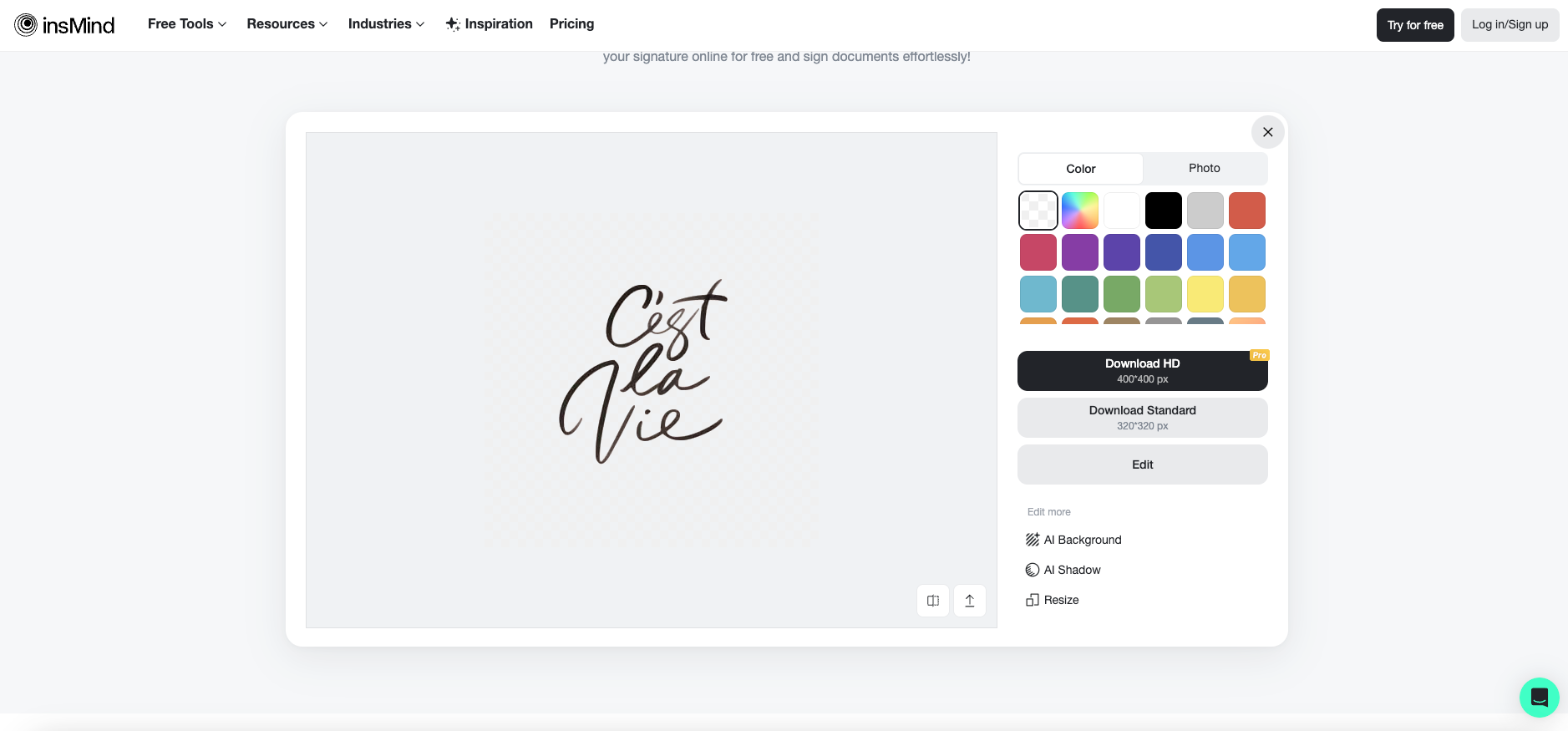 e signature maker free from picture