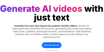 InVideo AI Video Generator