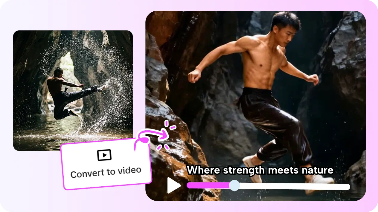 Transform photos into stunning videos