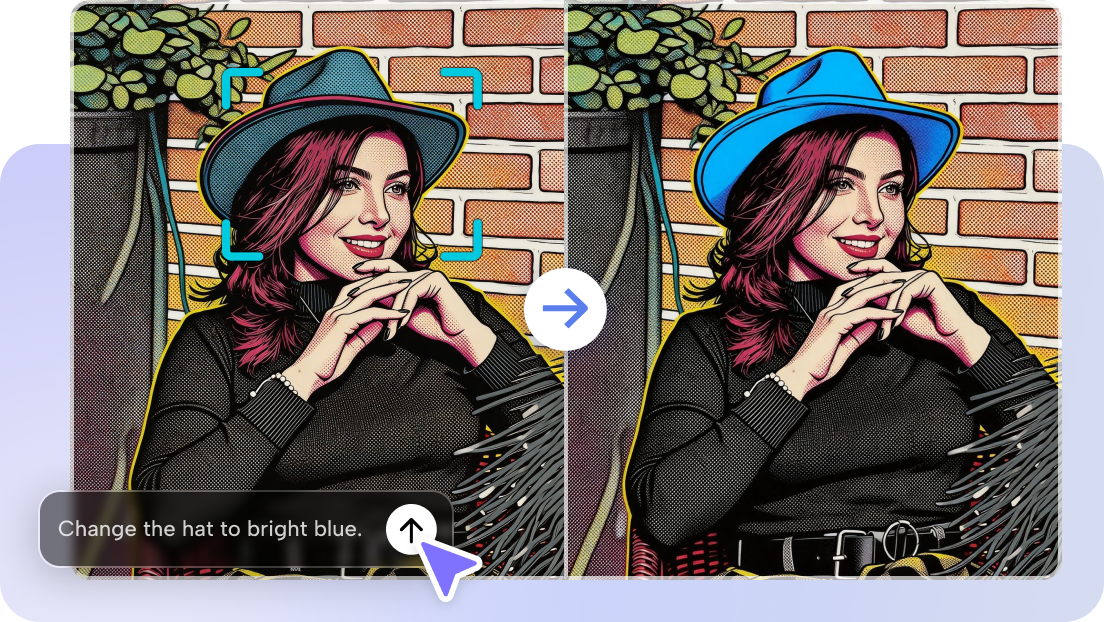  Funzione di editing di Dreamina per migliorare la pop art