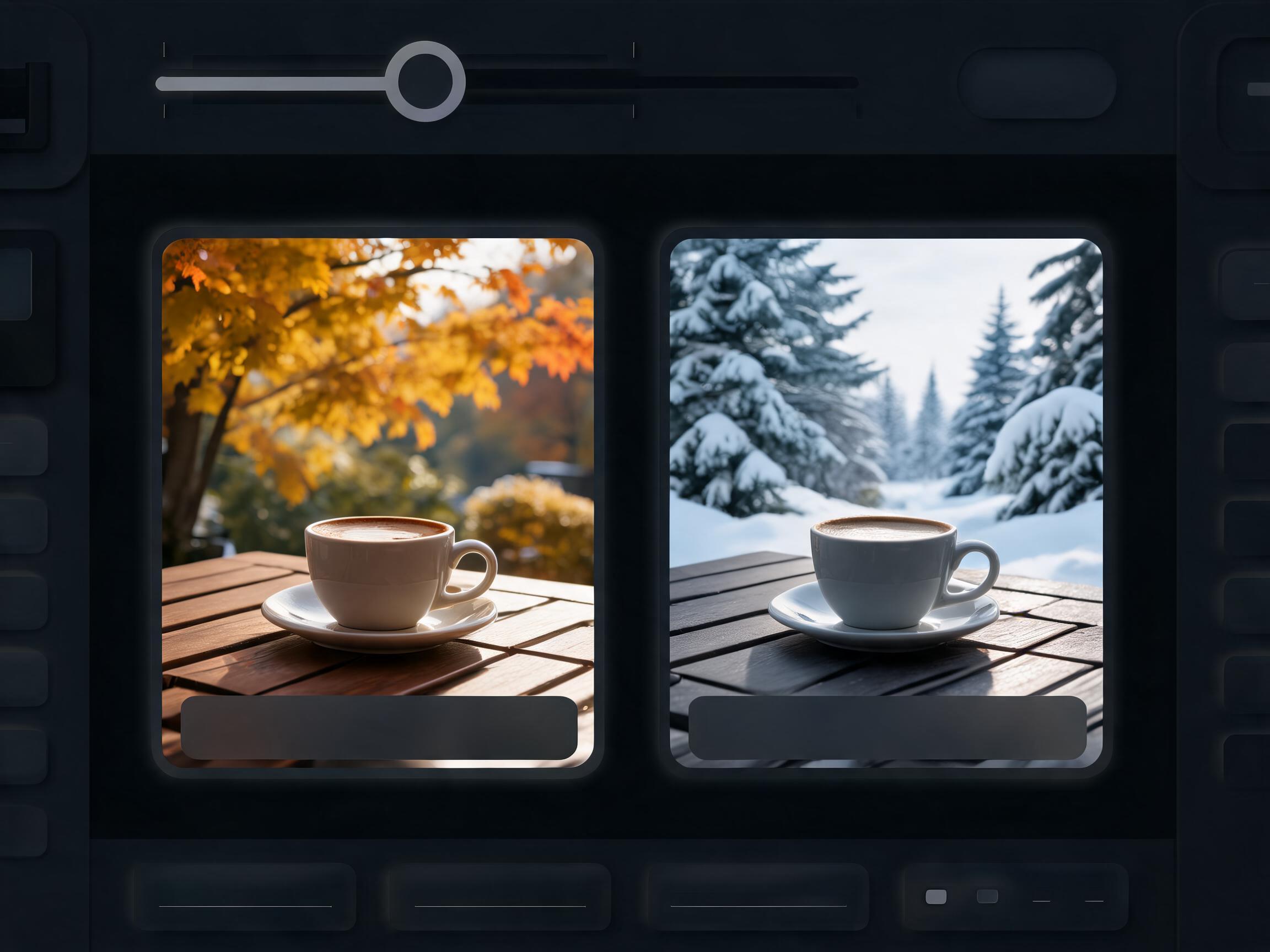 Flux Kontext seasonal variant grid