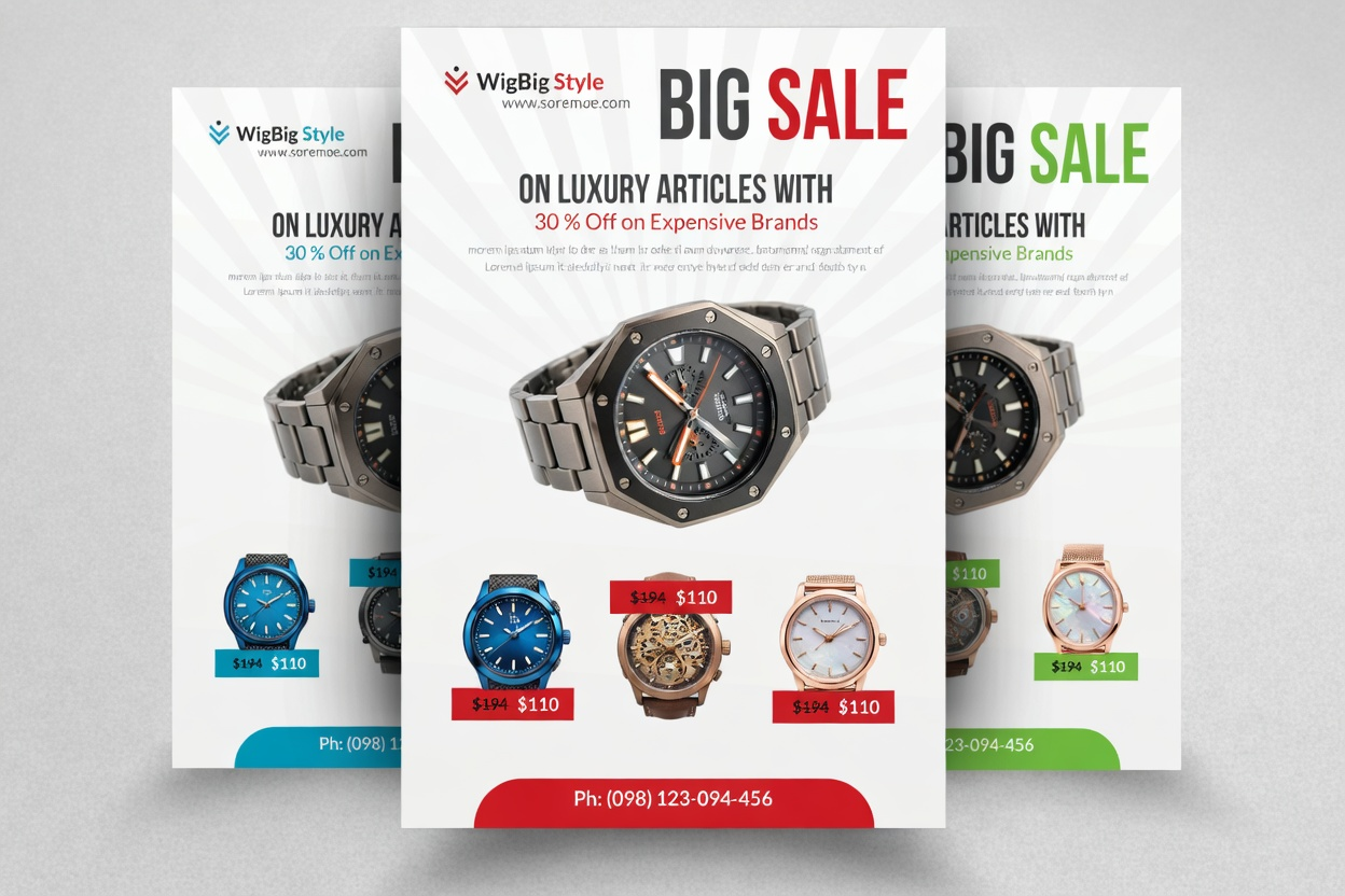 product sale flyer