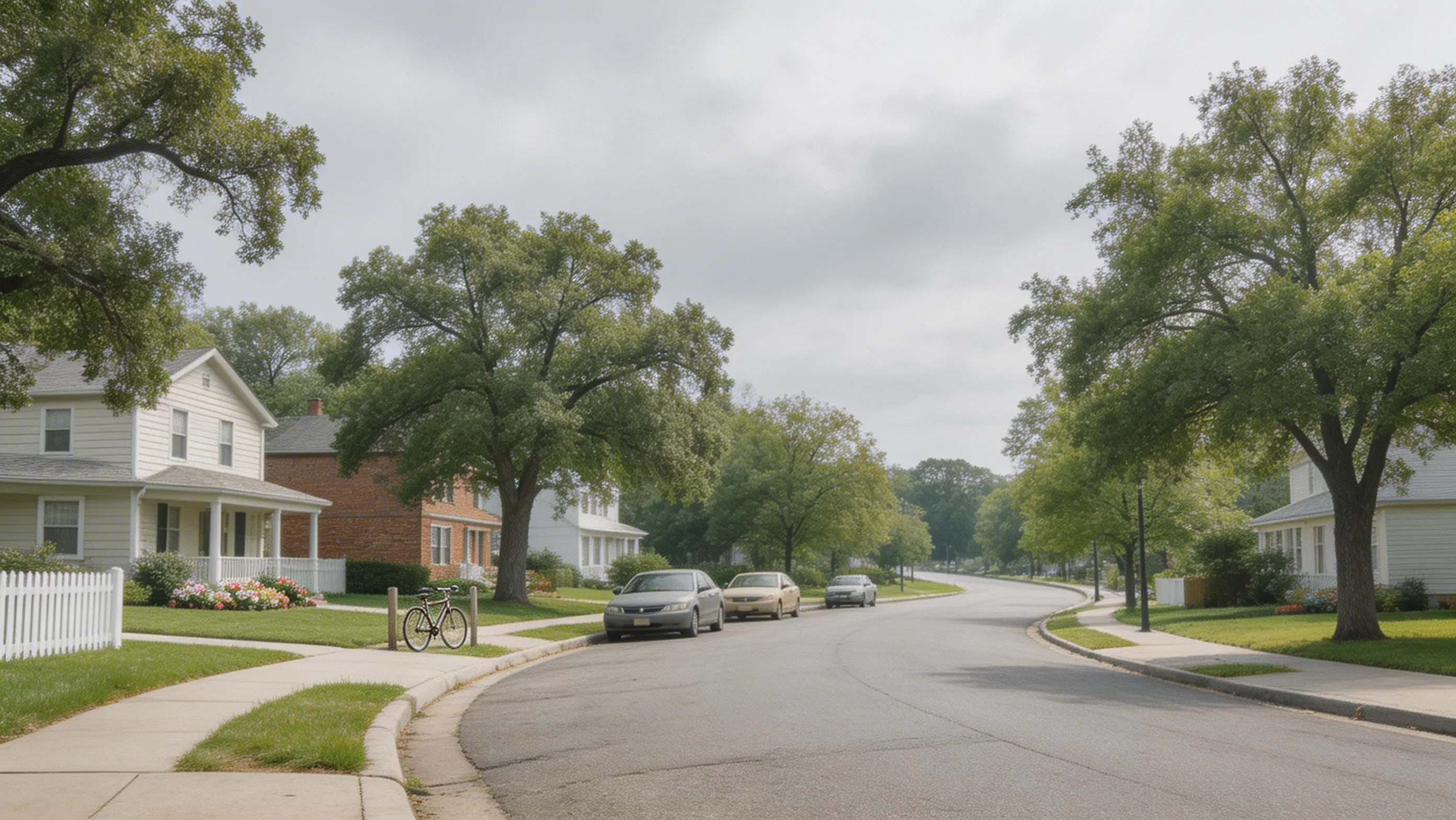 Ritratto all'aperto sotto una morbida luce del giorno nuvolosa
