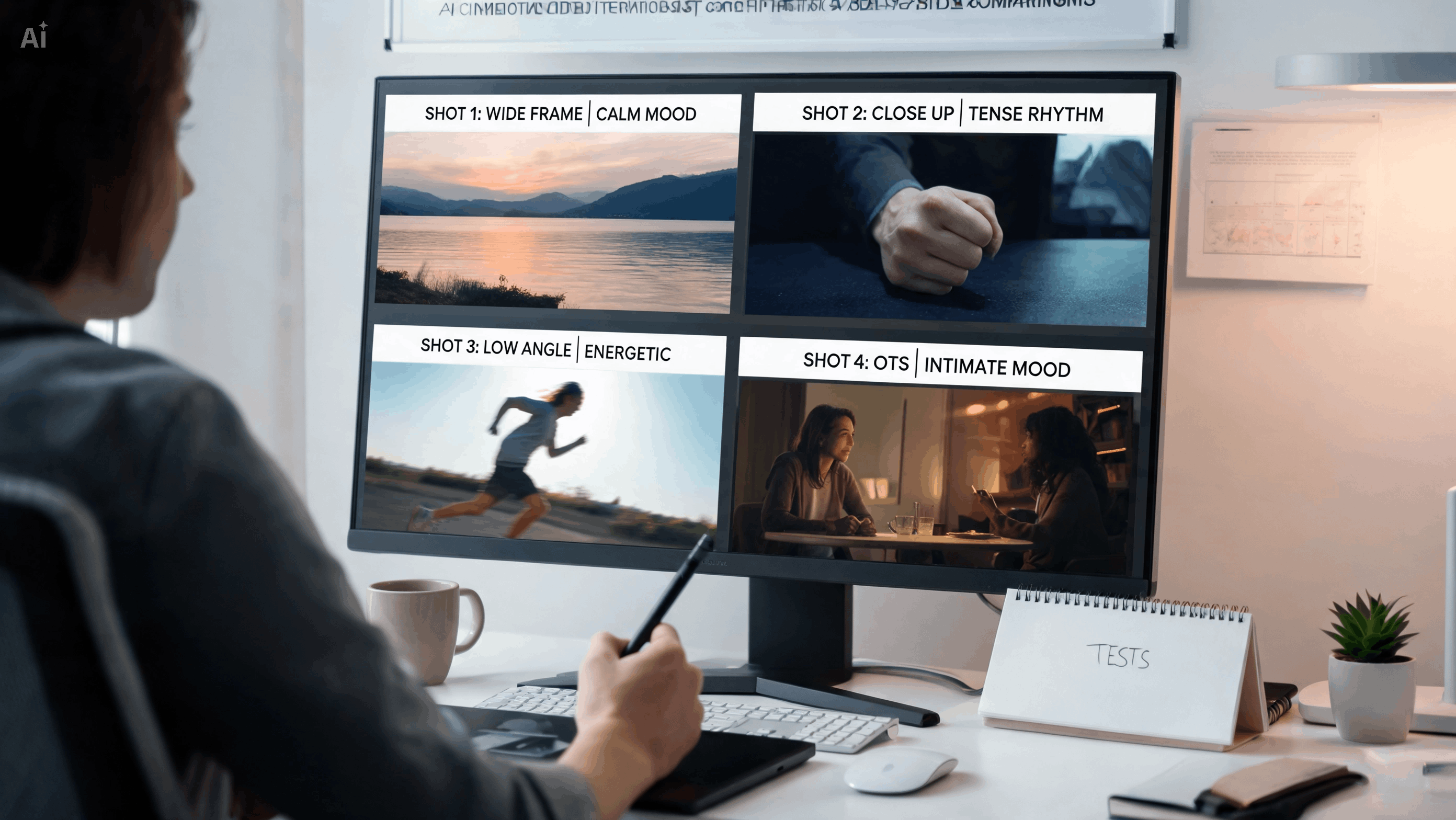 Cinematic prompt based iteration