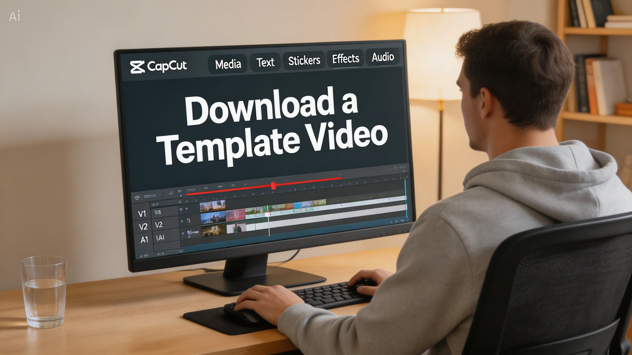 download a template video without a watermark