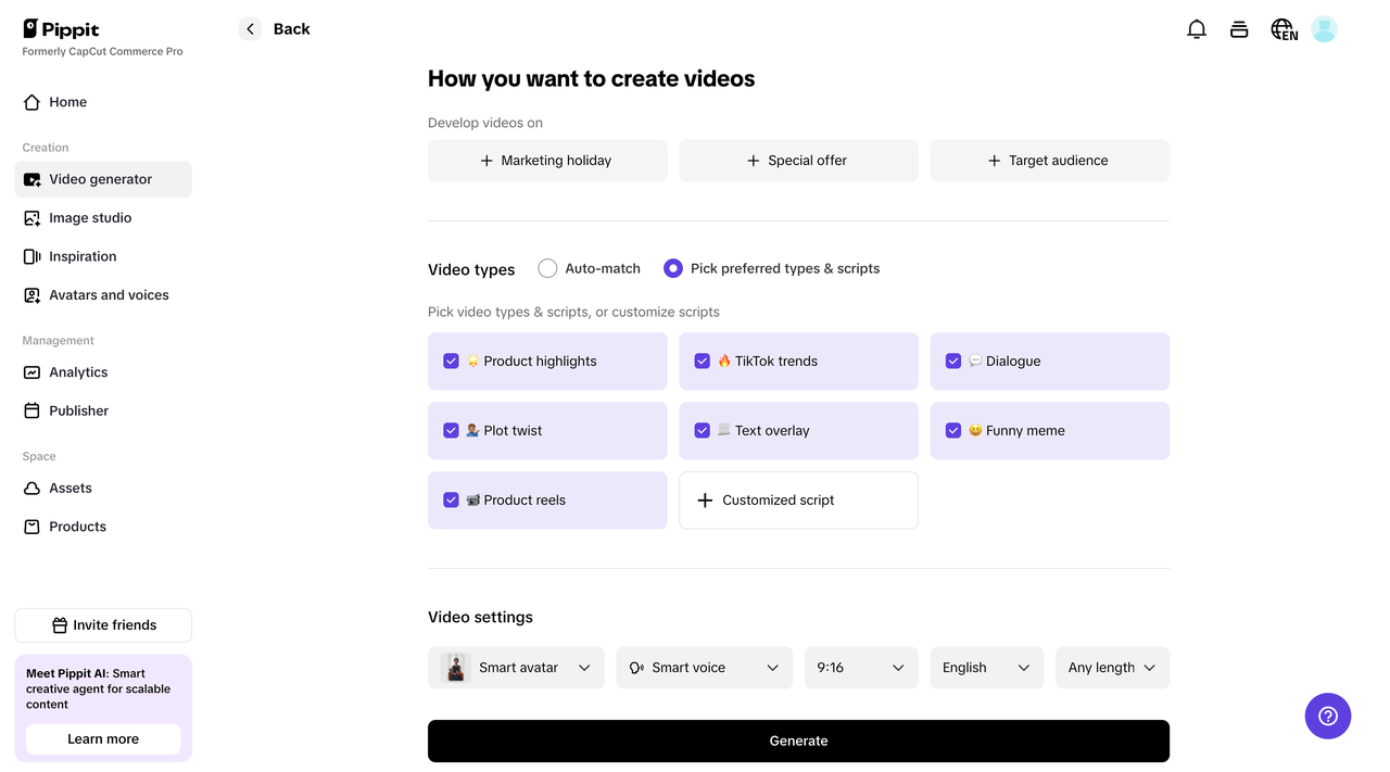 Adjust your video settings